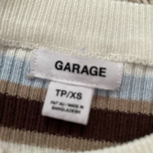 Garage striped long sleeve top - Picture 4 of 4